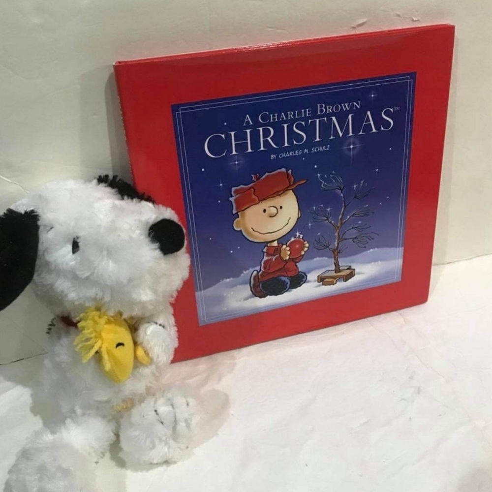 A Charlie Brown Christmas book and plush set